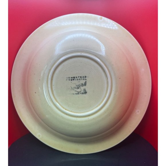 Metlox Poppytrail Provincial Vernon Homestead Serving Bowl 9" Vintage Ceramic US - Picture 5 of 6